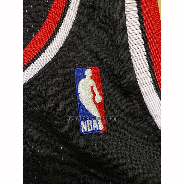 Camiseta Chicago Bulls Michael Jordan NO 23 Retro Negro